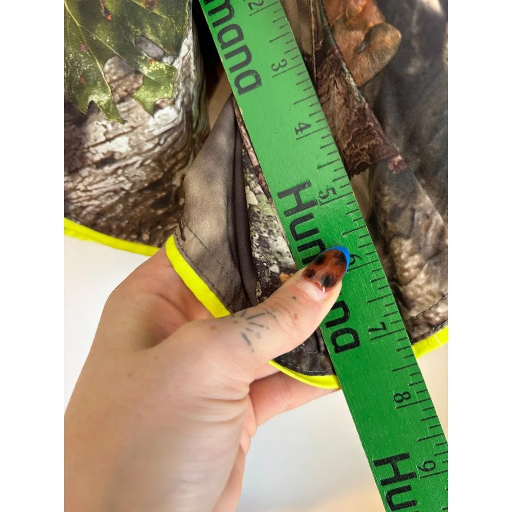 Mossy Oak Mens Camo Swim Trunks Neon Yellow Break-Up Country Small‎